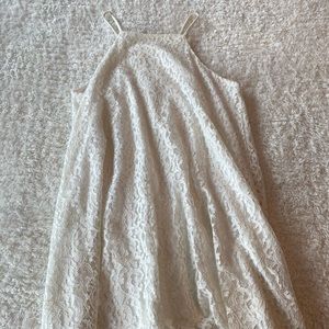 White lace dress! Size medium